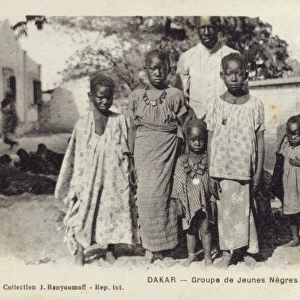 Group of Young Senegalese children