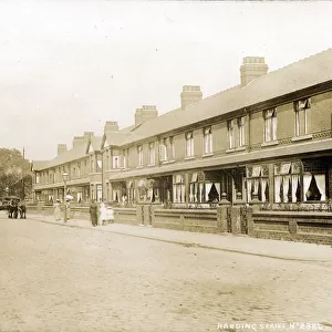 Grove Terrace, Burton Road, Withington, ManchesterLancashire, England. Date: 1910