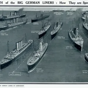 Growth of big German liners by G. H. Davis