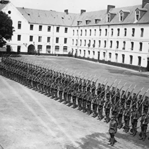 Guard of Honour, Ecole Militaire, Montreuil, France, WW1