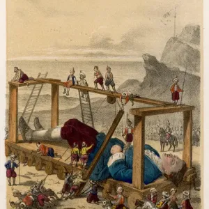 Gulliver in Lilliput Gulliver in Lilliput