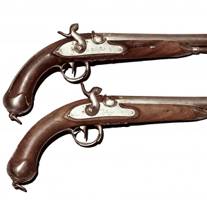 Guns with stamp Ramon Zuloaga 1822, transformed