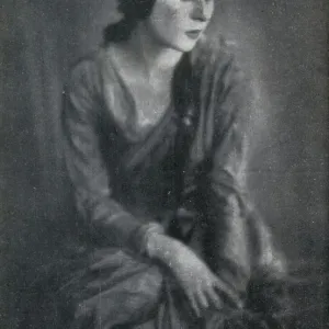 Print of Gwen Ffrangcon-Davies as Tess in 1925 production Print of Gwen Ffrangcon-Davies as Tess in 1925 production