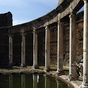 Hadrians Villa. Maritime Theatre. 2nd century. Italy