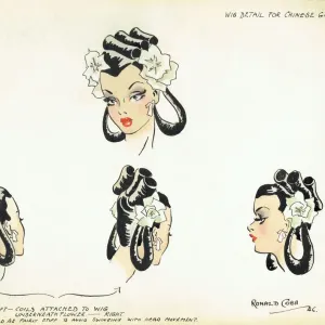 Murrays Cabaret Club Costume Design Print Murrays Cabaret Club Costume Design Print