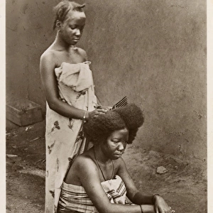 Hairdressing in Sierra Leone, West Africa