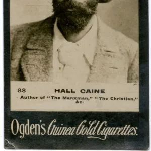 Hall Caine, British author, poet and critic