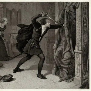 Hamlet Slays Polonius