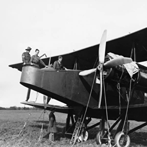 Handley Page plane, AFC Training Depot, UK, WW1