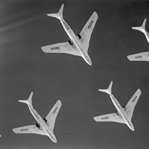 Four Handley Page Victor B1s XH588 XH589 XH591 and XH592