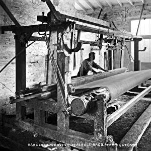 Handloom Weaving, Walpole Bros. Waringstown