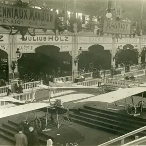 The Hanriot stand at the Salon De Bruxelles in 1910 The Hanriot stand at the Salon De Bruxelles in 1910