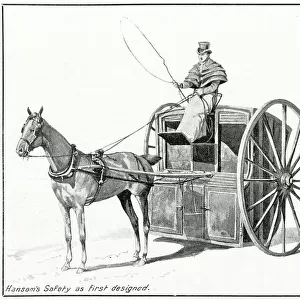 Hansom's Safety Cab as first design 1834