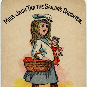 Happy Families Playing Cards - Miss Jack Tar