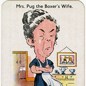 Happy Families Playing Cards - Mrs Pug