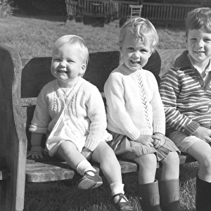 Happy familyyoung boy and his sisters