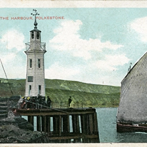 The Harbour & Lighthouse, Folkestone, England