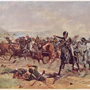 In a hard-fought battle between Massena and Wellington, a charge by Norman Ramsay
