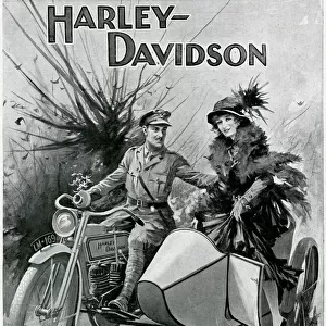 Harley Davidson advertisement, WW1