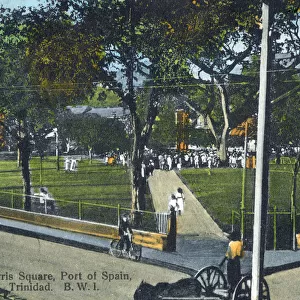 Harris Square, Port of Spain, Trinidad and Tobago, West Indies. Date: circa 1910s