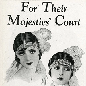 Harrods head-dress for court presentations