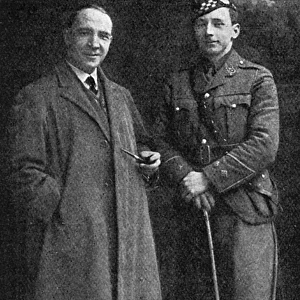 Harry Lauder and his son John, June 1915
