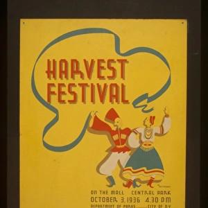 Harvest festival on the mall, Central Park