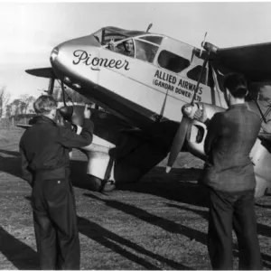 de Havilland DH89 Dragon Rapide G-ADAH of Allied Airways