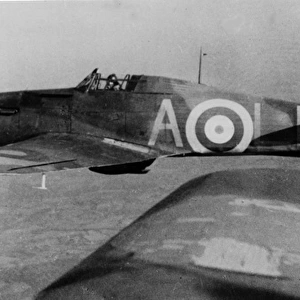 Hawker Hurricane 1A, flying, No87 Squadron RAF in Franc