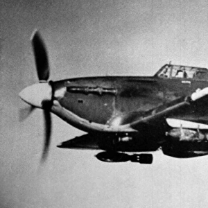 Hawker Hurricane IIB -with its compliment of underwing