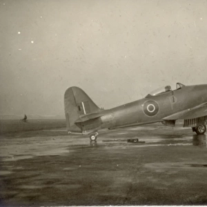 The Hawker Sea Fury fully-navalised prototype, SR666