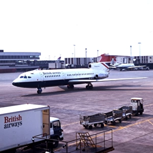 Hawker Siddeley Trident 2 of British Airways at Heathro