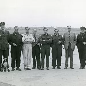 Hawker test pilots