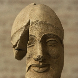 Head of an archer. East Pediments Group of the Temple of Ae