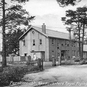 Headquarters of the Royal Flying Corps at Farnborough
