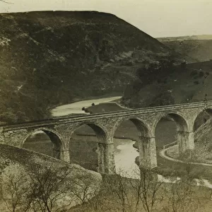 Headstone Railway Viaduct - (Built by the Derby to Manchester Railway), Monsal Dale