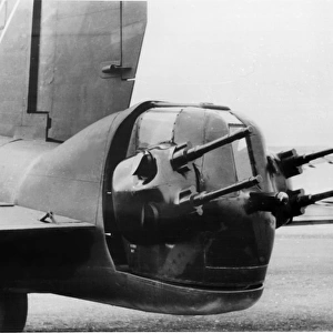Heinkel He 177 -a close up of the heavy tail armament o