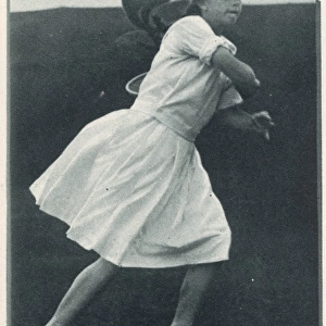 Helen Wills Moody as a little girl