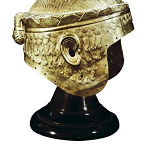 Helmet of King Meskalamdug. Sumerian art
