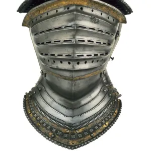 Helmet with visor. It belonged to Charles V. SPAIN