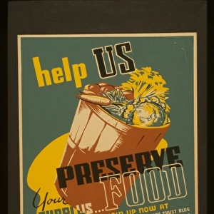 Help us preserve your surplus... food
