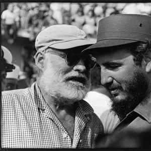 Hemingway & Fidel Castro