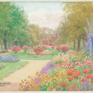 Herbaceous Border, Regents Park, London Parks
