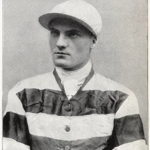 Herbert Mornington Cannon (1873 - 1962), commonly referred to as Morny Cannon, was a six-time Champion jockey in 1890s. Date: 1896