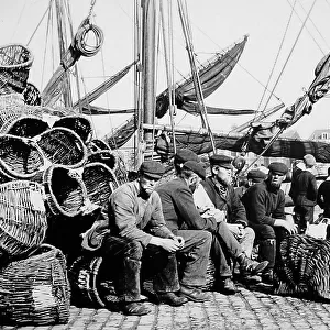 Herring fishing, Great Yarmouth, early 1900s