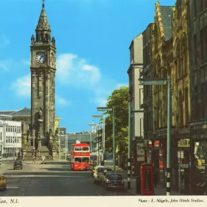 High Street and Albert Clock, Belfast, Northern Ireland