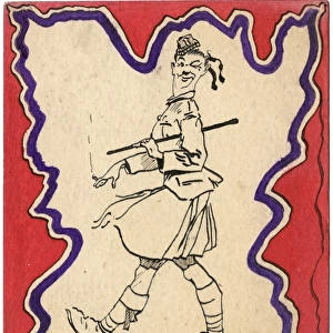 Highland soldier by World War One
