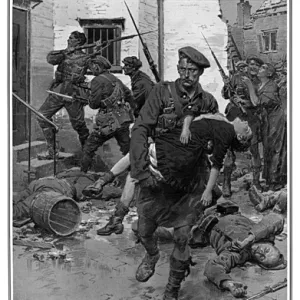 Highlander rescues French girl at Loos