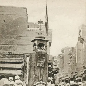 Hindu Shrine at edge of Street in Lahore, Punjab, Pakistan