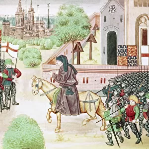 History of England. Peasants revolt led by Wat Tyler in 138